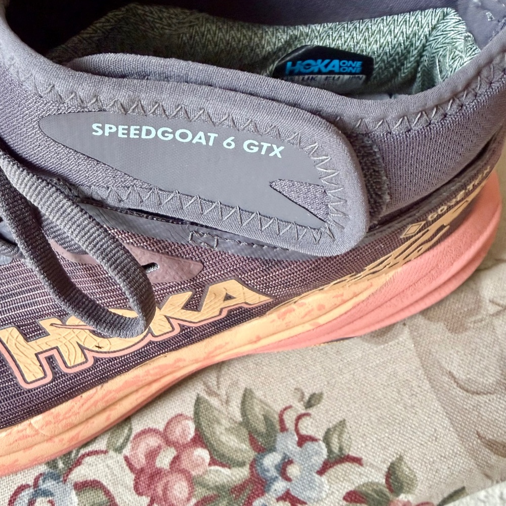 Womens's Hoka Speed Goat 6 Trail Shoes - Size 10 - Picture 3 of 9